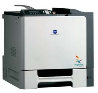 Konica Minolta Magicolor 5440 DL color laser printer.
