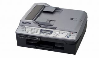 Brother MFC-620CN Multi-Function Device showcasing its compact design with built-in fax, printer, scanner, and copier functions.