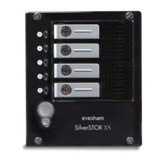 Evesham SilverSTOR XS NAS appliance with four drive bays.