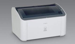 Canon LaserShot LBP3000 monochrome laser printer on a neutral background.