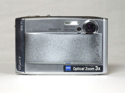 Sony Cyber-shot DSC-T5 camera with optical 3x zoom.