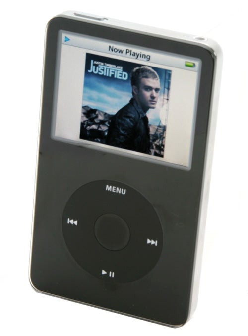Apple iPod Fifth Generation displaying the 