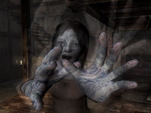 Screenshot of a ghost character from Project Zero 3 game.
