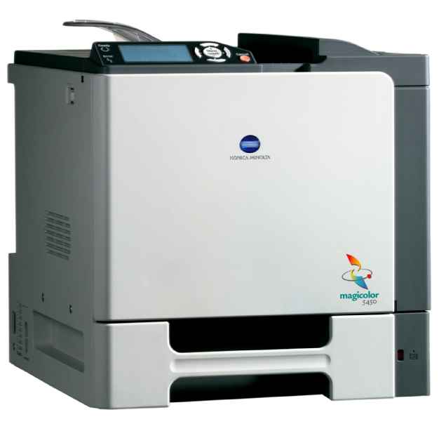 Konica Minolta magicolor 5450 color laser printer.