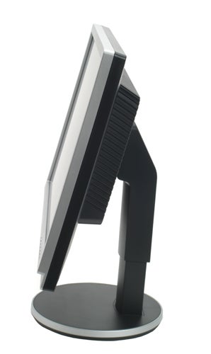 Side view of a Samsung SyncMaster 215TW - 21-inch Monitor showing the screen thickness and adjustable stand design.