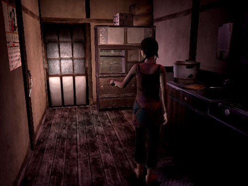 Screenshot of Forbidden Siren 2 gameplay with female character.