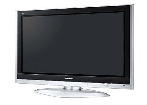 Panasonic Viera TH-37PX600 37-inch Plasma TV on a white background, featuring a widescreen flat panel display with silver frame and matching oval base.