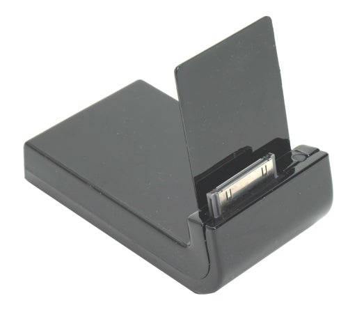 Black Marware iPod nano Docking Stand on a white background.