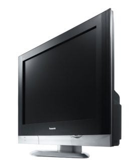 Panasonic TX-32LXD600 32-inch LCD television with a black frame and silver stand displayed against a white background.