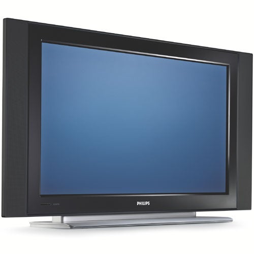 Philips 42PF5421 42-inch LCD TV with widescreen display, black bezel, silver stand, and Philips logo on the bottom.
