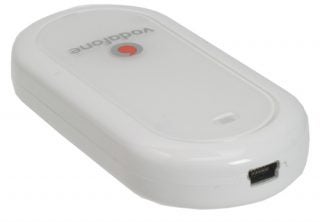 Vodafone USB Mobile Connect Modem on white background.