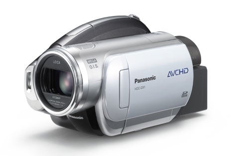 Panasonic HD Camcorder HDC-SDT750 with 3D lens capability and Leica Dicomar optics on a white background.