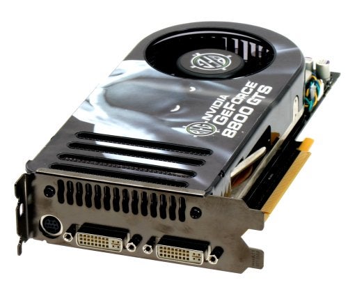 BFG GeForce 8800 GTS graphics card on white background.