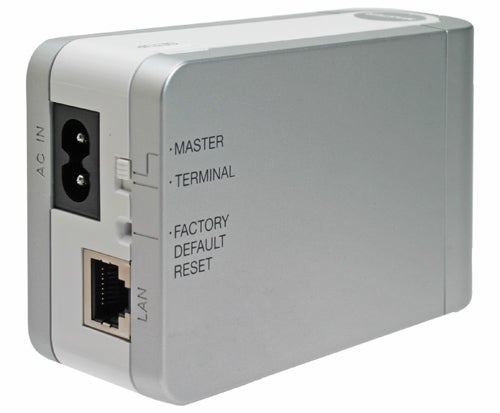 Panasonic HD-PLC Power Line Network adapter.