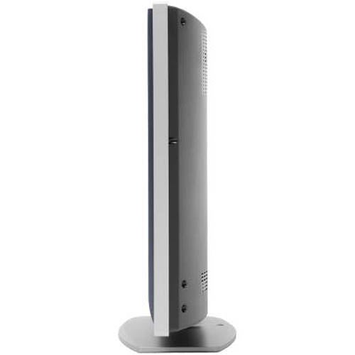 Side view of the Sony KDL-46S2010 46-inch LCD TV on a stand, showcasing its slim profile and speaker placement.