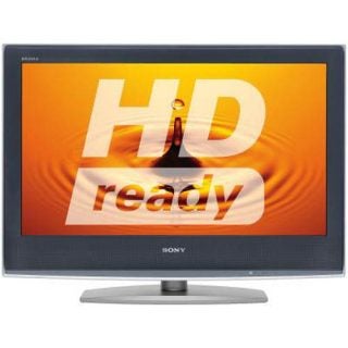 Sony KDL-46S2010 46-inch LCD TV with 'HD ready' logo on the screen.