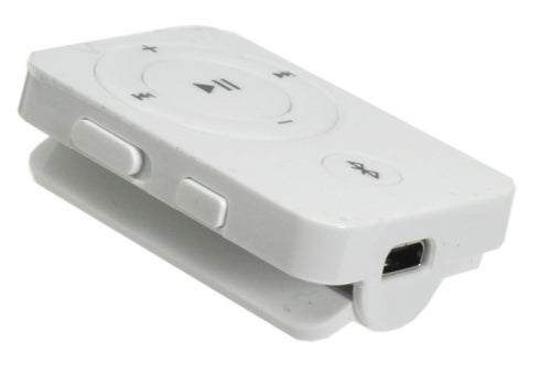 White Gear4 BluEye device with control buttons and input jack on a white background.