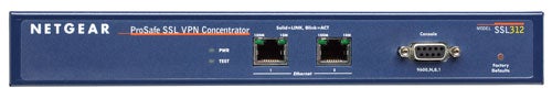 Netgear ProSafe SSL VPN Concentrator SSL312 front panel.