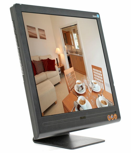 Iiyama ProLite X486S-B1 19-inch TFT monitor displaying a room.