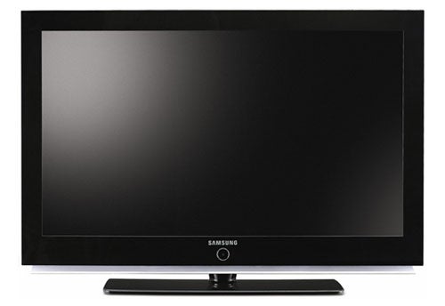 Samsung LE40F71B 40-inch LCD TV with glossy black frame and stand displaying the Samsung logo on the bottom bezel.