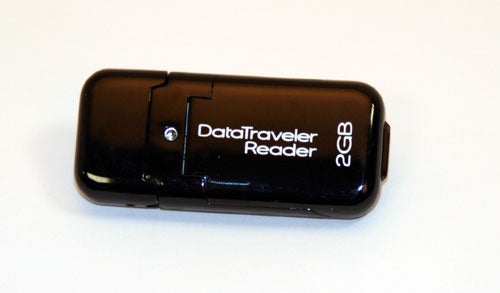 Kingston DataTraveler Reader 2GB USB flash drive.