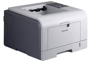 Samsung ML-3050 monochrome laser printer on white background.