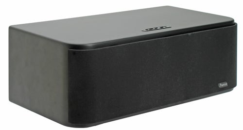 Black Parrot Boombox wireless speaker on a white background.