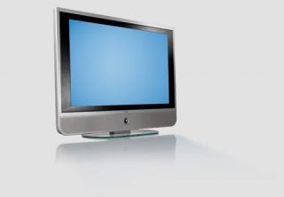 Loewe Modus L 37 inch LCD TV on white background.
