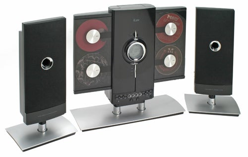 iLuv i9200 iPod Hi-Fi system with four speakers