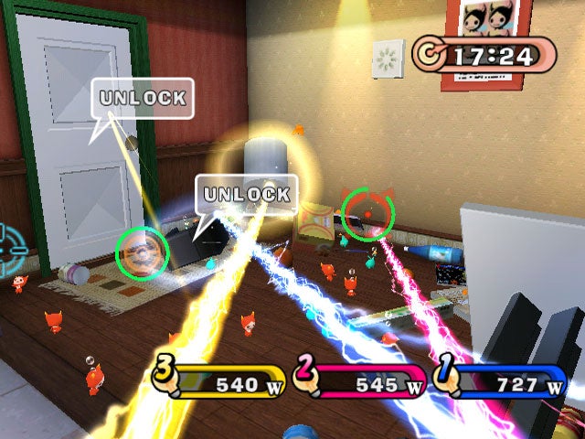 Screenshot of Eledees gameplay showing energy capture mechanics.