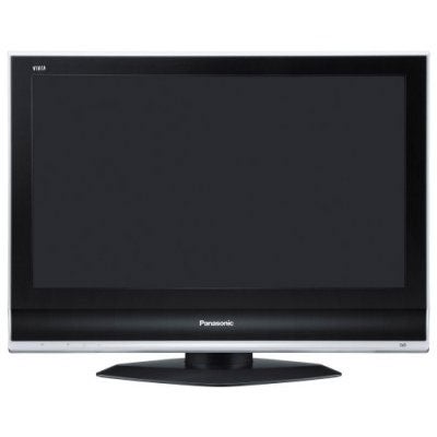 Panasonic TX-32LXD70 32-inch LCD television on white background.