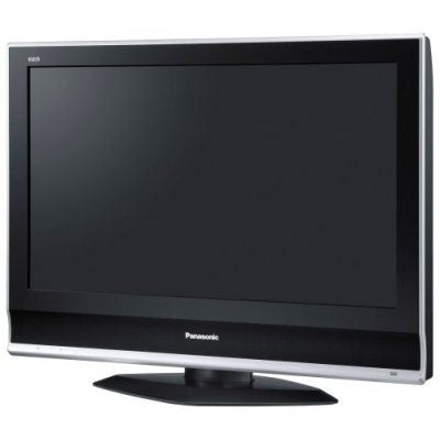 Panasonic TX-32LXD70 32-inch LCD television on white background.