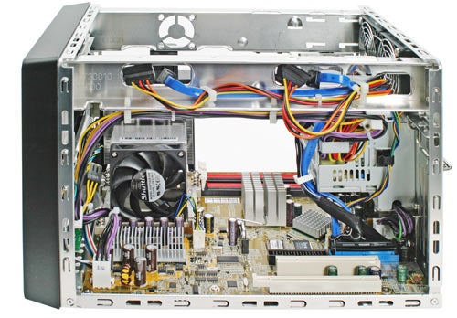 Inside view of Shuttle SD39P2 Barebone system without casing