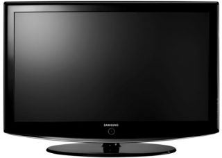 Samsung LE-32R87BD 32-inch LCD television on a stand.