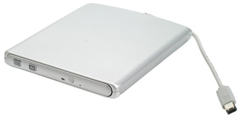 Samsung Q40 HSDPA Notebook external DVD drive connected via USB cable.