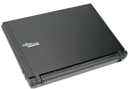 Fujitsu Siemens Lifebook P7230 laptop closed on a table.