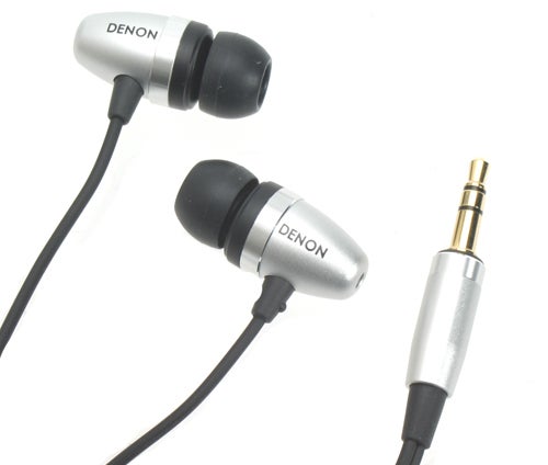 Denon AH-C700 earphones with 3.5mm jack connector.