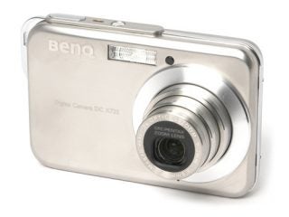 BenQ DC X725 digital camera on white background