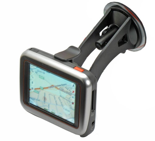 Mio DigiWalker C220 GPS navigator with mount.