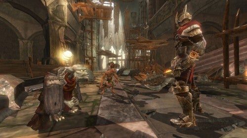 Screenshot of gameplay from the video game Overlord.