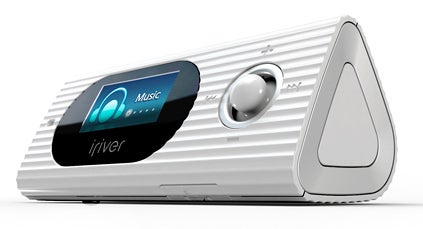 iRiver T60 MP3 player on white background.