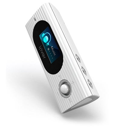 iRiver T60 4GB MP3 player on white background