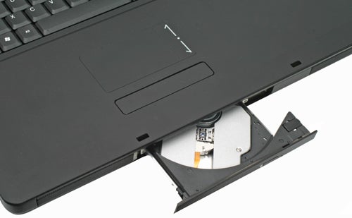 Alienware Area-51 m9750 laptop with open upgrade bay.