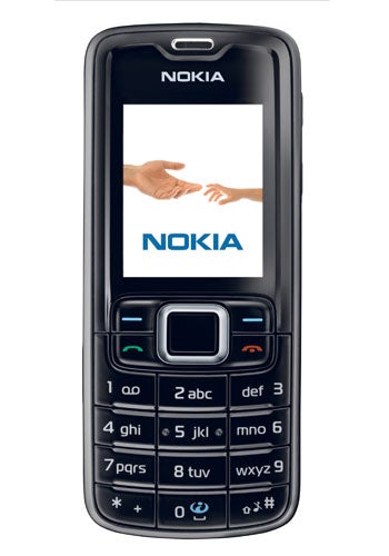 Nokia 3110 classic mobile phone with logo on display.