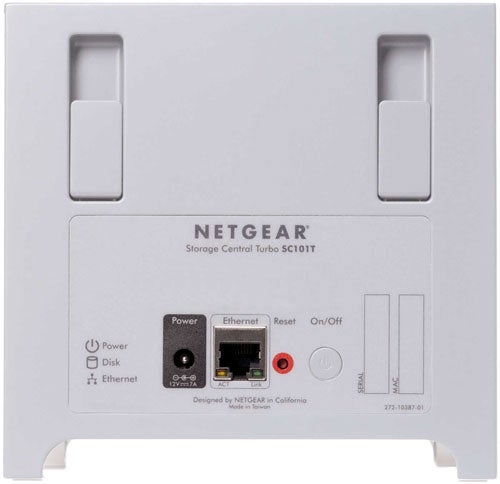 Netgear Storage Central Turbo SC101T device front view.
