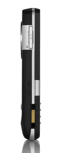 Side view of Sony Ericsson K550i mobile phone.