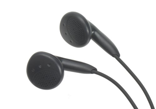 Earbuds for Sony Walkman NW-E015 on white background.