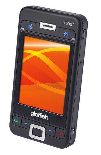 E-TEN Glofiish X500+ Pocket PC on white background