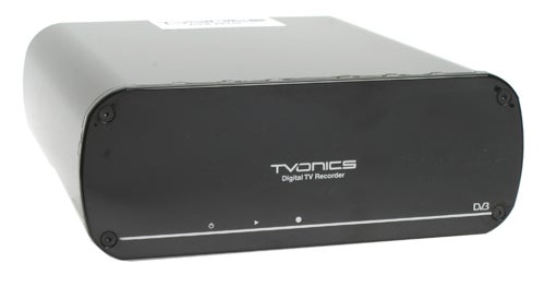 Tvonics DVR-250 Freeview Playback Box on white background.