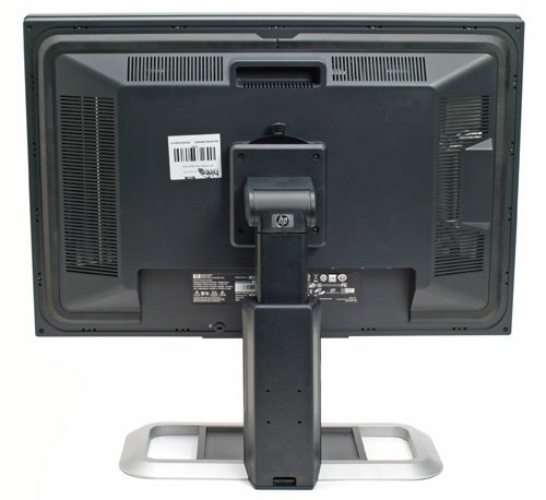 HP LP3065 30-inch LCD monitor rear view with stand.